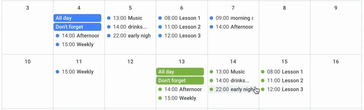 The copies on Misc on 13, 14 and 15 May, with the originals still on 4 to 6 May